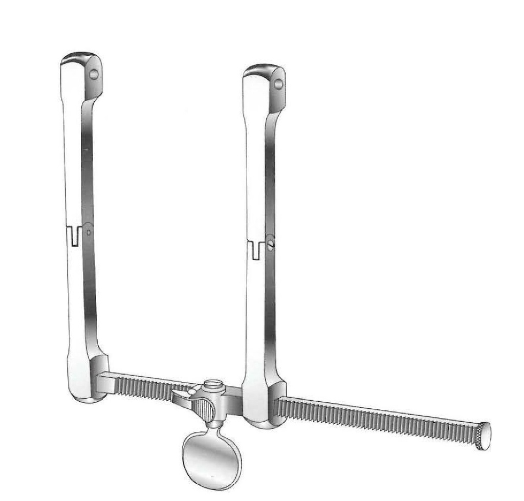 Marco para retractor para laminectomía Scoville-Haverfield premium con junta