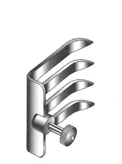 Retractor para laminectomía Taylor premium - hoja = 80 x 57 mm