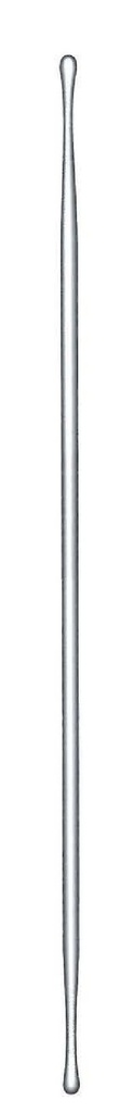 Estilete Abotonado de Doble Extremo, Diámetro 2 mm - Longitud de 14,5 cm