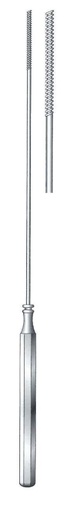 [IU-03188P] Premium cotton applicator, threaded, Figure 4 - Length = 18 cm / 7 "