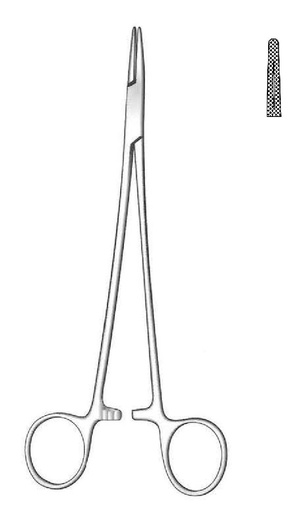 [IU-03231P] Porta agujas Mayo-Hegar premium, delicada - longitud = 18 cm / 7"
