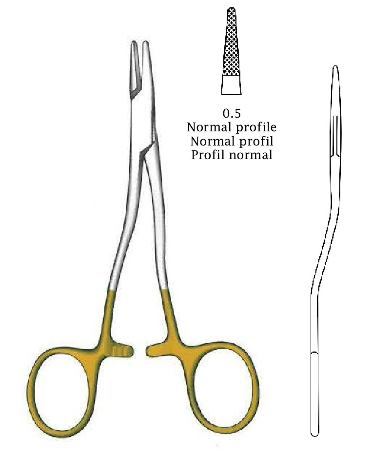 Kilner premium needle holder, TC Gold