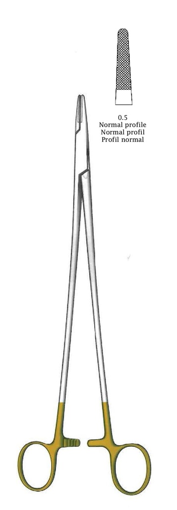 Porta agujas Masson premium, TC Gold