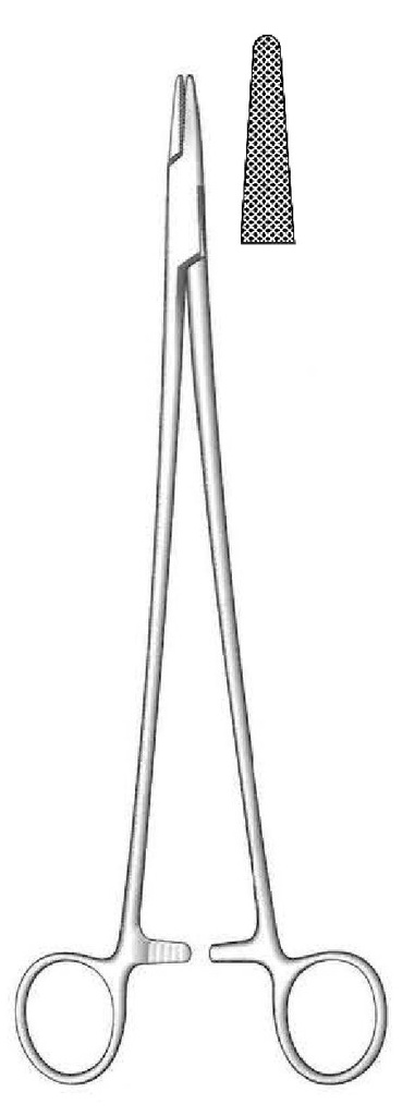 Porta agujas de Wangensteen premium, longitud 27 cm / 10-1/2"