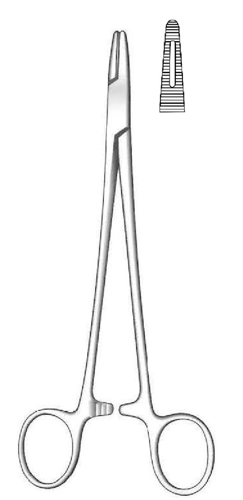Adson premium needle holder - length = 18 cm / 7 "