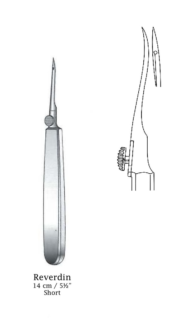 Aguja Reverdin premium, pequeña, figura 1