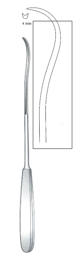 Premium guide probe, wide = 4 mm