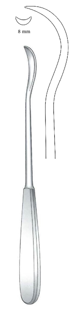 Conductor para ligadura Brunner premium, ancho = 8 mm - longitud = 24.5 cm / 9-3/4"