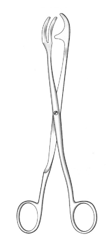 Pinza para esterilización Rogge premium - longitud = 23 cm / 9"