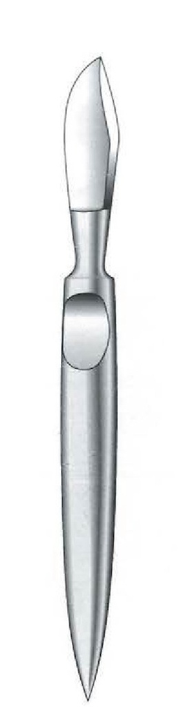 Cuchillo para yeso Esmarch premium - longitud = 18 cm / 7"