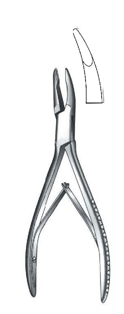 Pinza gubia para hueso Friedman premium - longitud = 14 cm / 5-1/2"