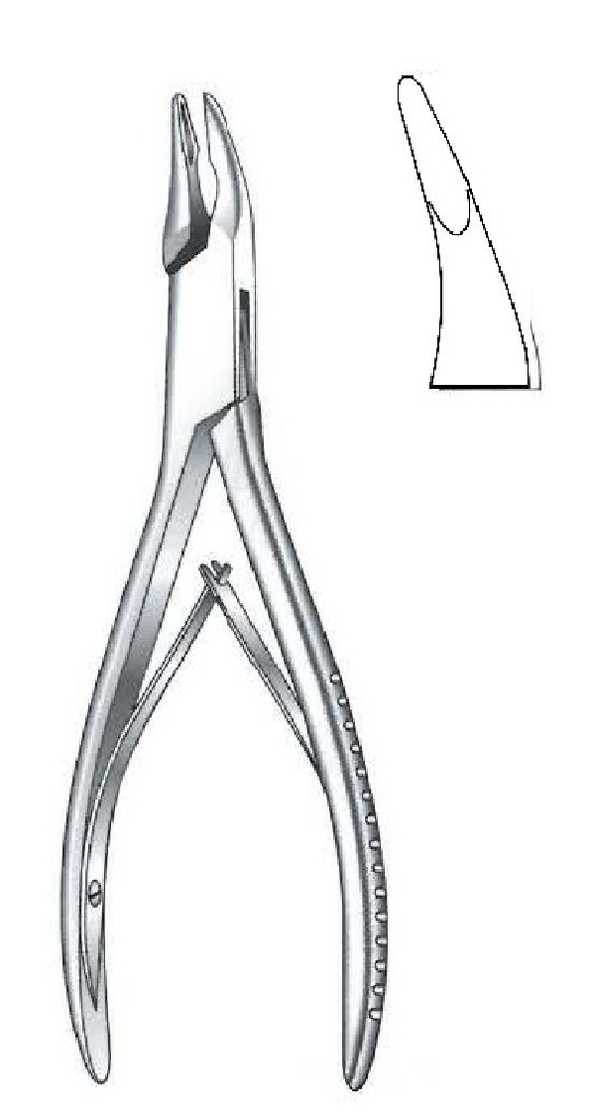 Pinza gubia para hueso Blumenthal premium - longitud = 15 cm / 6"