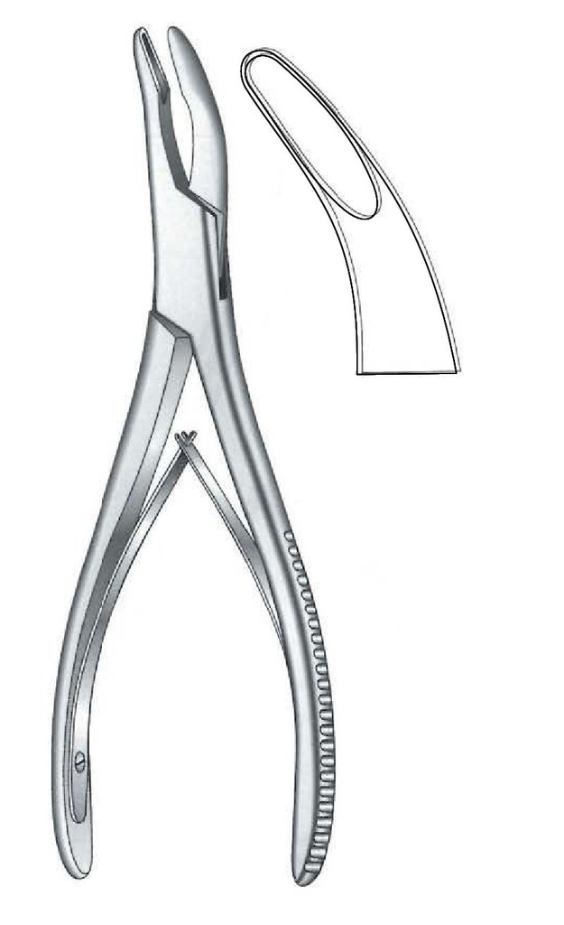 Pinza gubia de hueso Olivecrona premium