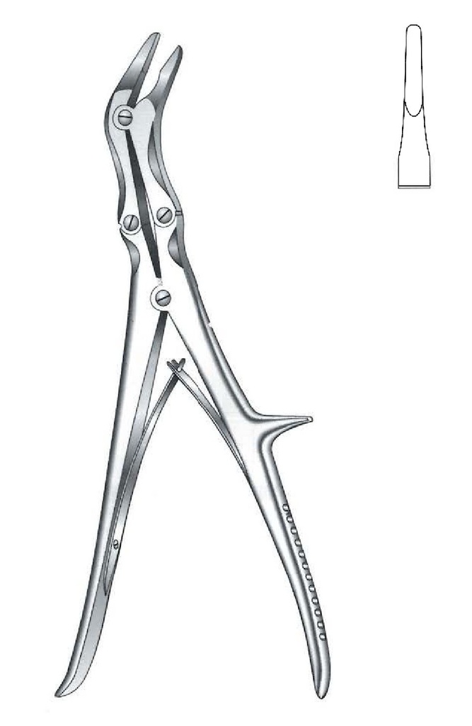 Pinza gubia Echlin premium, punta = 3 mm