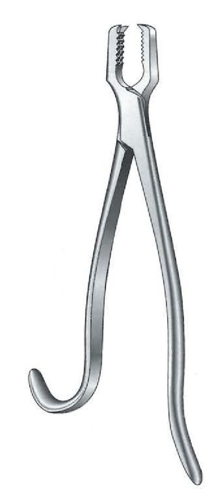 Pinza de sujeción para hueso Kern premium sin trinquete - longitud = 15 cm / 6"