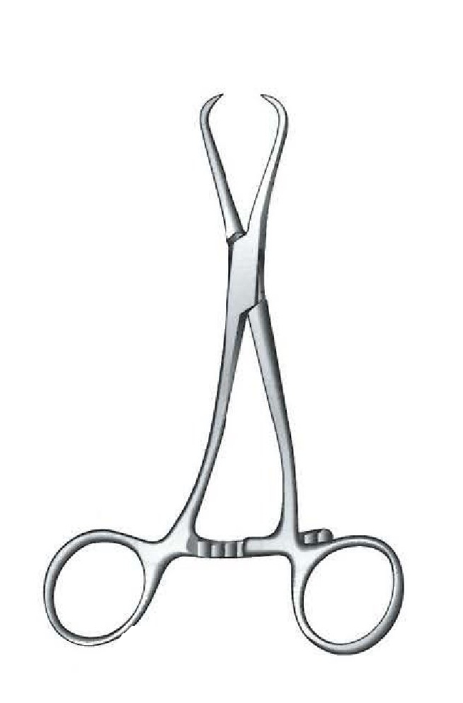 Steinhauser Premium bone fastening clamp, curved