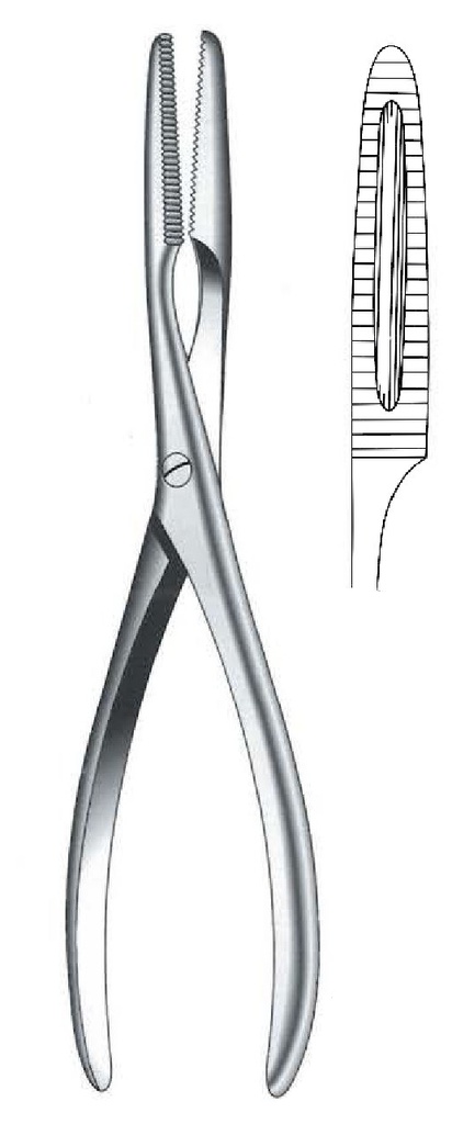 Pinza de sujeción para huesos secuestrantes premium, recta
