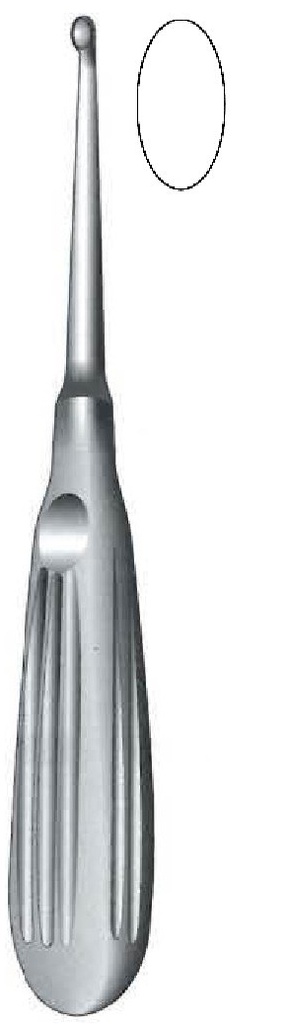 Cureta para hueso Schede premium - figura 4