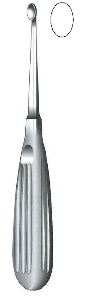 Volkmann Premium bone cureta, Figure 2 - Length = 17 cm / 6-3 / 4 "
