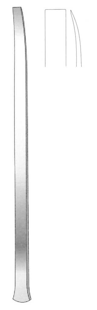 Osteootome pterigoid obwegeser premium, tip = 11 mm