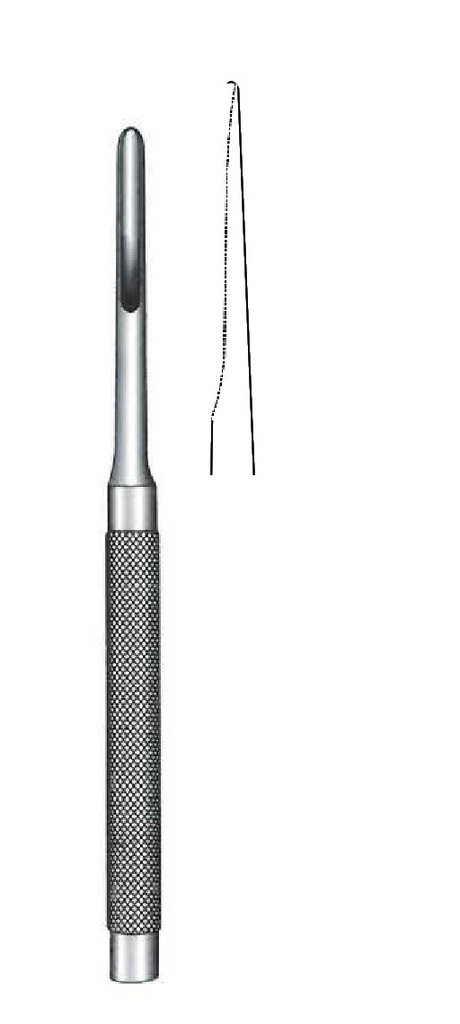 Gubia para huesos Lucas premium, ancho = 3 mm