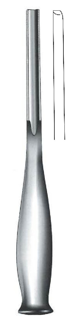Gubia for the bone Smith-Peterson Premium, straight, wide = 14 mm