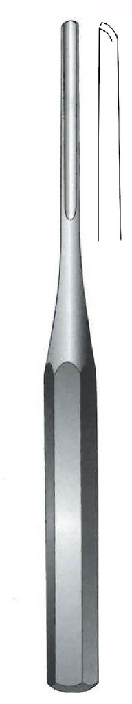 Gubia for Hilder Premium bone, straight, wide = 32 mm - length = 23 cm / 9 "