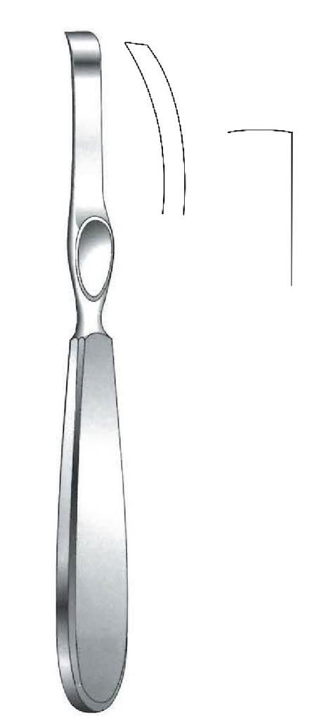 Periostótomo Lambotte premium, ancho = 10 mm