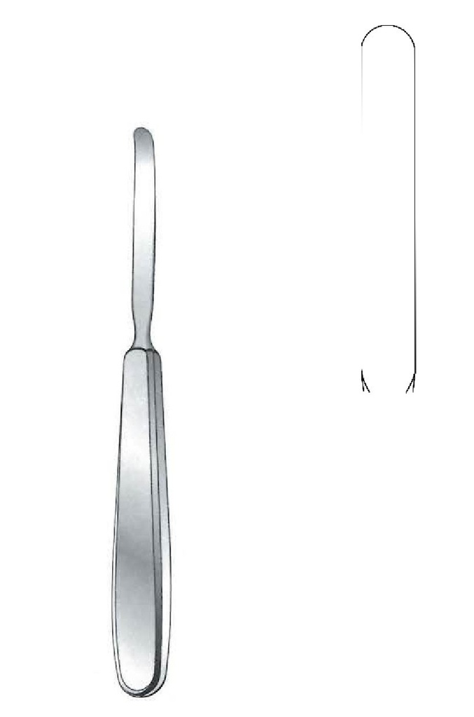 Premium periosteum elevator, wide = 8 mm