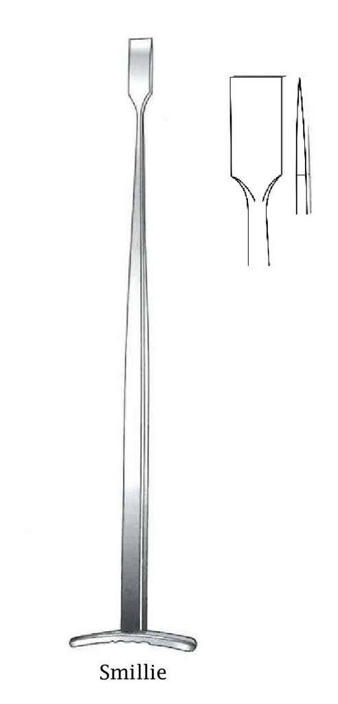 Bisturí para meniscectomía Smillie premium, recta