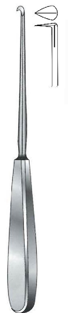 Bisturí para menisco Bircher premium - longitud = 19 cm / 7-1/2&quot;, figura 1