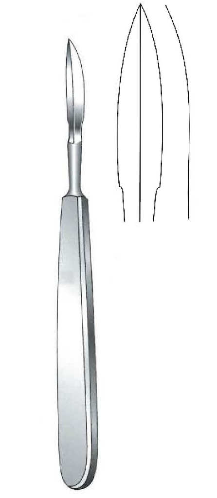 Bisturí for premium meniscus, pointed leaf