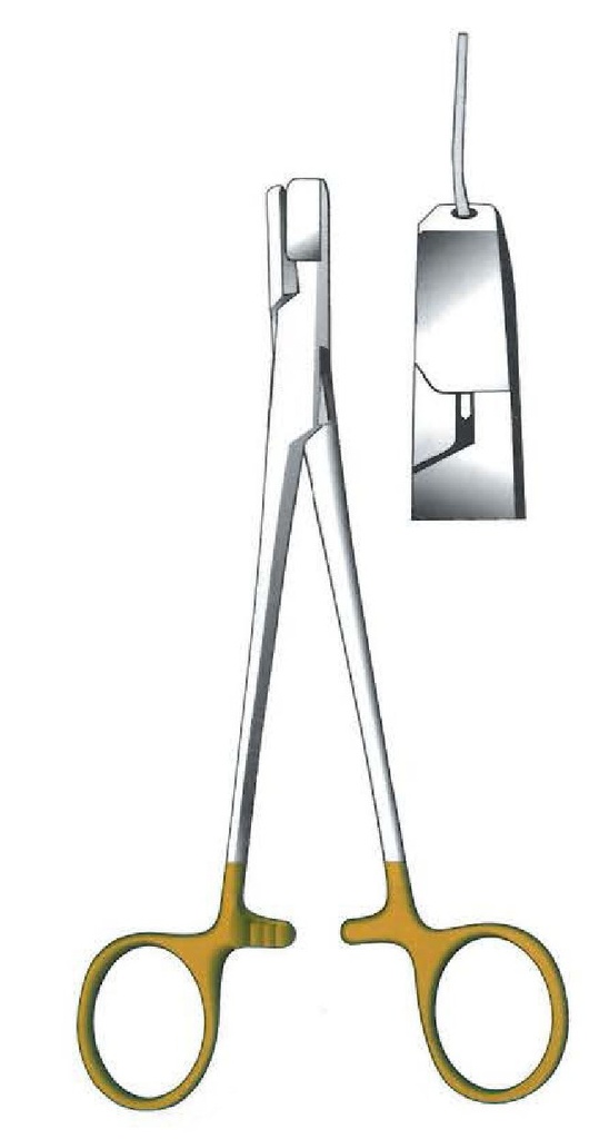 Pinza de sujeción de alambre de cerclaje premium, TC Gold