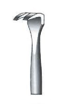 Gancho para clavos de hueso Kuntscher premium, 2 dientes