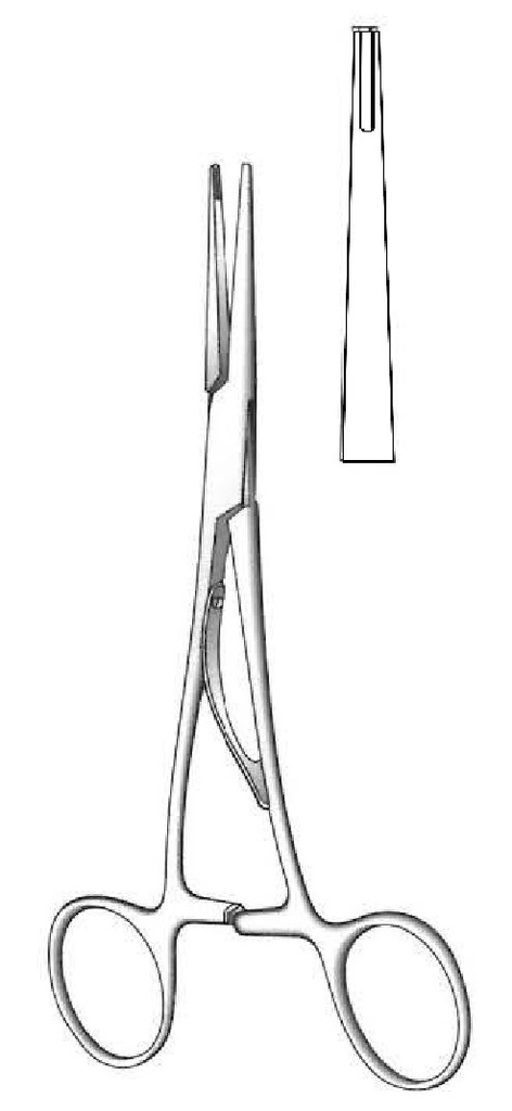 McKenzie Premium Clip Applier, straight - length = 19 cm / 7-1/2"