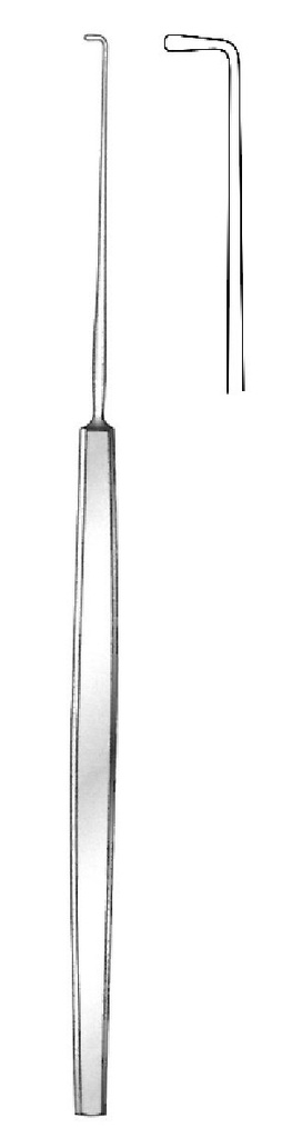 Gancho para nervios Cushing premium, figura 2 - longitud = 28 cm / 11"