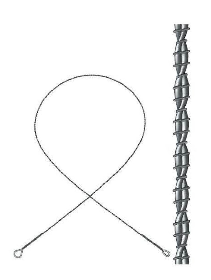 Sierra de hilo Olivecrona premium - longitud = 70 cm / 28"