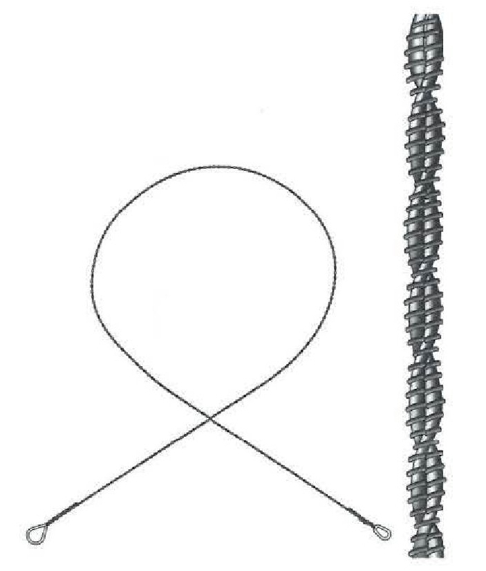 Sierra de alambre Gigli premium - longitud = 40 cm / 16"