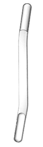 [IU-03660P] Olivecrona premium brain spatula, concave, diameter = 11 x 13 mm