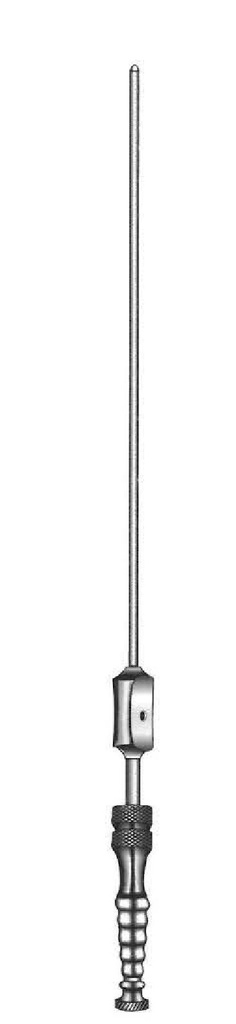 Premium frazier suction tube, straight, fr = 9