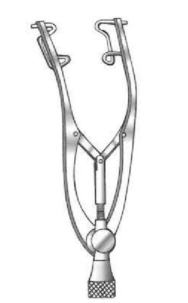 Espéculo ocular Castroviejo premium - longitud = 9.5 cm / 3-3/4"