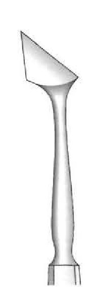Bisturí para querátomo Jaeger premium, angulado, figura 2