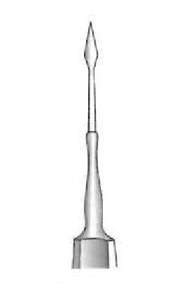 Aguja de Bowman premium, recta