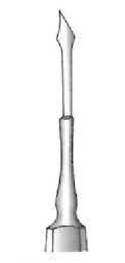 Aguja de Bowman premium, curva