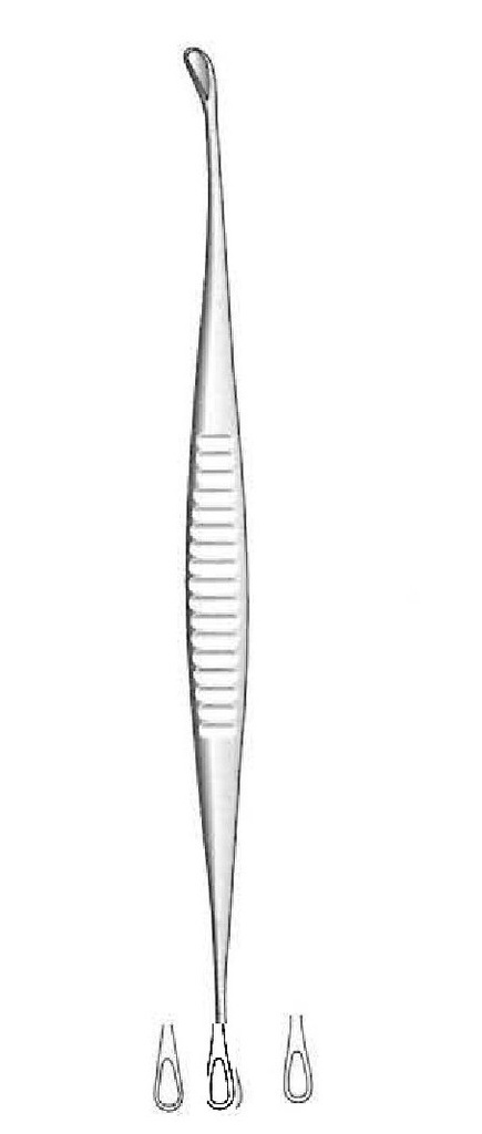 Axenfeld Premium challet curett - double, sharp