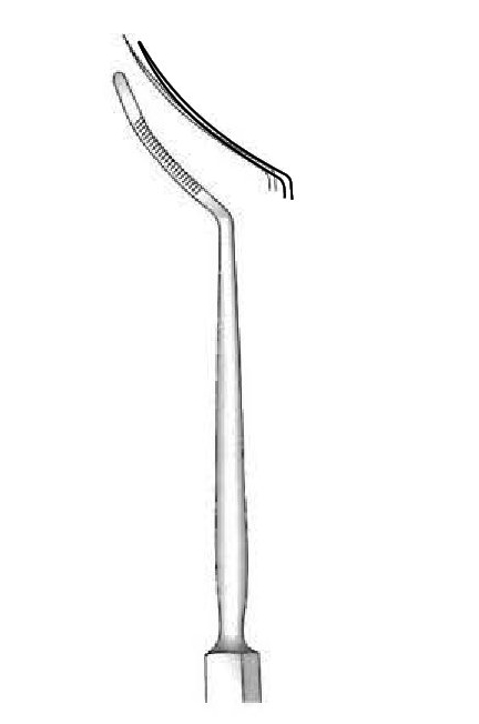 Espátula para ciclodiálisis Castroviejo premium - ancho = 15 mm