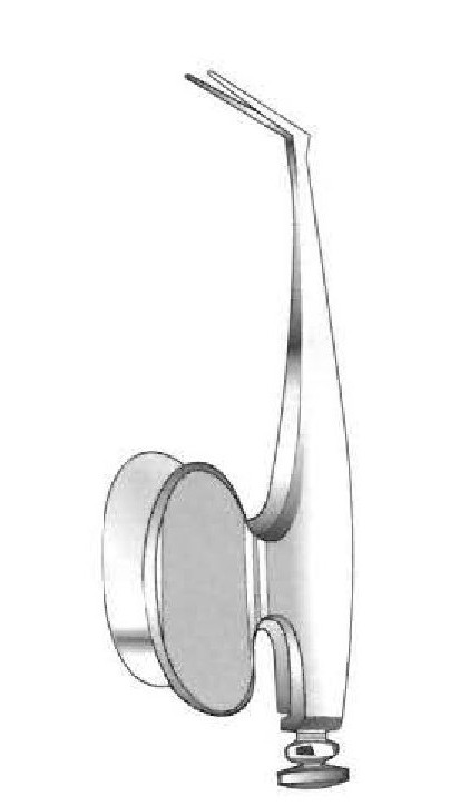 Tijera para córnea Barraquer premium, cuchillas de corte, ancho = 7 mm - longitud = 5.5 cm / 2-1/4"