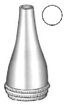 Espéculo para oído Gruber premium, redondo, figura 2