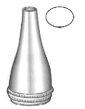 Espéculo para oído Gruber premium, ovalado, figura 2