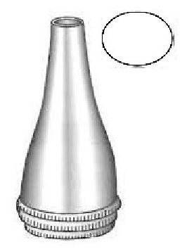 Espéculo para oído Gruber premium, ovalado, figura 3